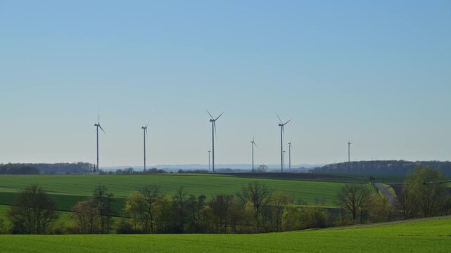 Stromast, Fr&uuml;hling, Custenlohr, Uffenheim, Landkreis Neustadt an der Aisch-Bad Windsheim, Mittelfranken, Bayern, Deutschland
