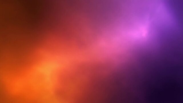 Cosmic purple fire orange soft color bloom gradient shifting ultra slow pulsing cinematic ambience