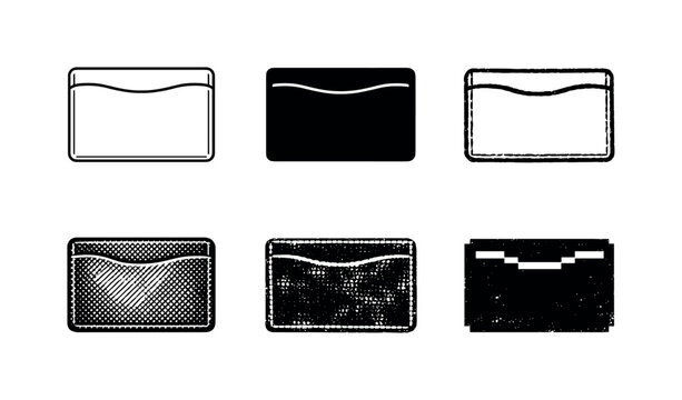 Slim cardholder used to organize and carry credit cards, IDs, or business cards conveniently
