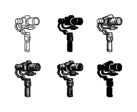 Handheld camera stabilizer designed to keep video footage smooth and steady during movement