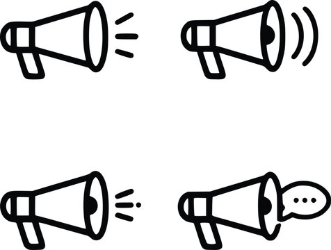 mega phone speak talk solid icon