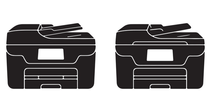 Multifunction Printer and Scanner Icons