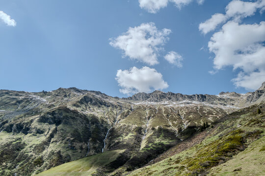 View to the austrian alps