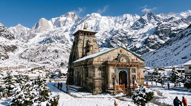Kedarnath ( Temple in snow)