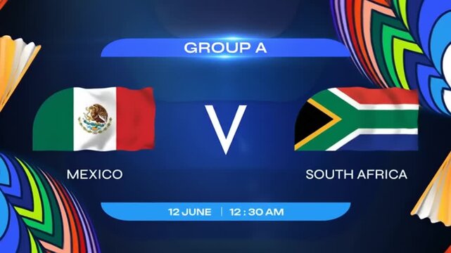 Mexico versus South Africa soccer match.