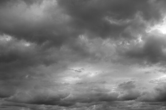 Grey storm clouds