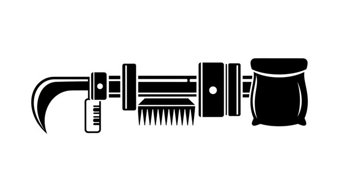black and white pipes