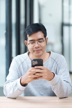 Mobile Communication With Smartphone For Online Messaging Social Media And Digital App Use