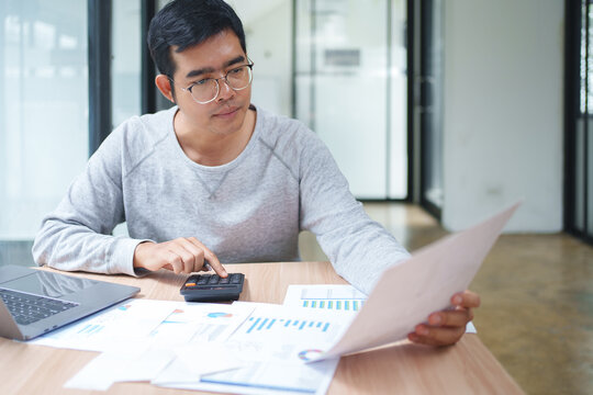 Finance Accounting Calculation For Billing Saving Money Investment And Budget Planning