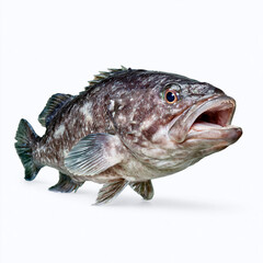 Fototapeta premium SwallowerFish With Open Mouth