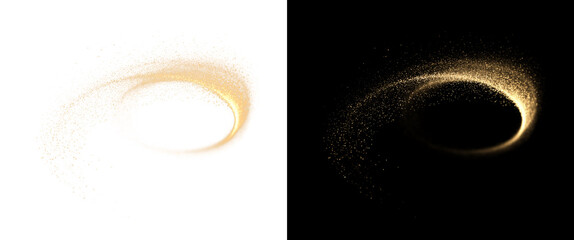 A sparkling trail of glowing particles and a magical atmosphere. Abstract festive background with elegant shimmering effects and dynamic, fantastical movement. © lolita PnG