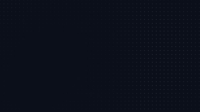 Dark Mode Abstract Technology Corporate Background, Digital Grey Dots Grid Seamless Loop 4K