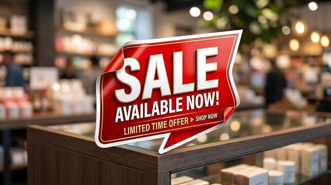 Limited Time Offer Sale Available Now - Special Discount Announcement For Your Business