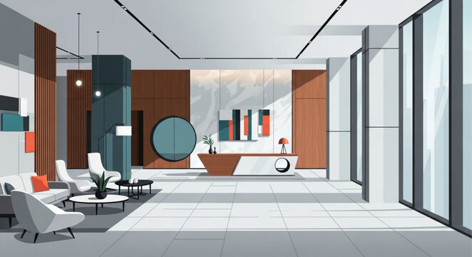conference room with chairs