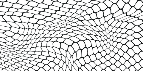 Mesh texture for fishing nets. Seamless pattern for sportswear or soccer goal, volleyball net, basketball hoop, hockey, athletics. Vector © Febyola