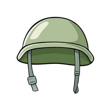 Military helmet protective headgear for soldiers in combat situations