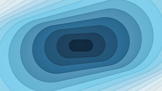 Abstract blue minimal geometric design background, seamless simple elegant geometry creative round rectangle shape wallpaper graphic for business presentation illustration