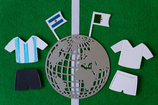 Creative artwork featuring the 2026 World Cup. End of form