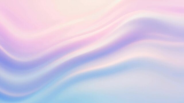 Abstract Dreamscape: A surreal blend of pastel pink, lavender, and blue hues flow in soft, undulating waves, creating a serene and ethereal abstract background.