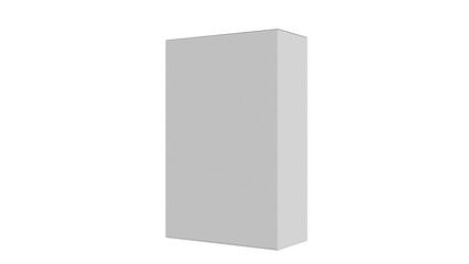 Fototapeta premium Blank Product Packaging Box on Black Background