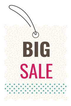 Big sale png badge sticker, shopping clipart transparent
