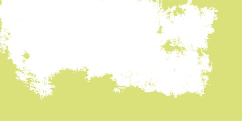 Fototapeta premium Green grunge abstract background with floral leaves, texture and splatter vector illustration in vintage nature design