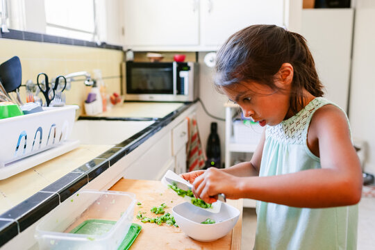 Preparing Vegetables Child