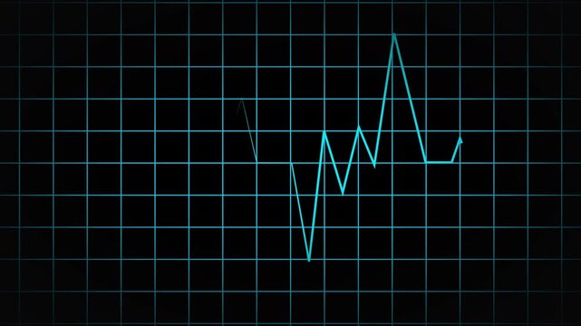 Heartbeat flatline video 4k 