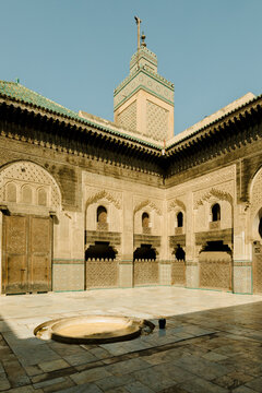  Bou Inania Madrasa mosque in Fes