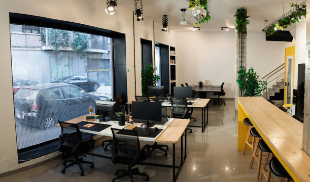 Modern office panorama 