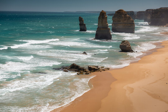 Iconic ocean stacks by the sea