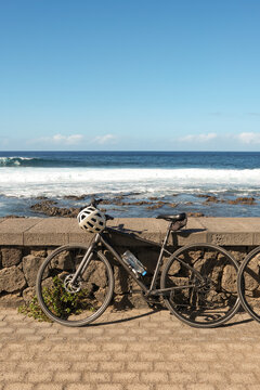 Bicycles by the Ocean