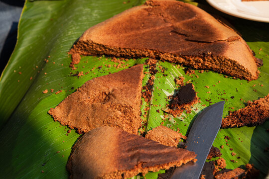 Home made cake in Unique Presentation
