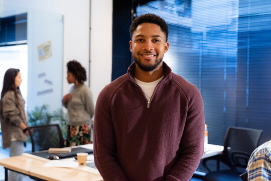 Portrait of happy professional 