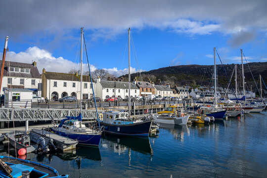 Scenic Port Ullapool Scottish Highlands 