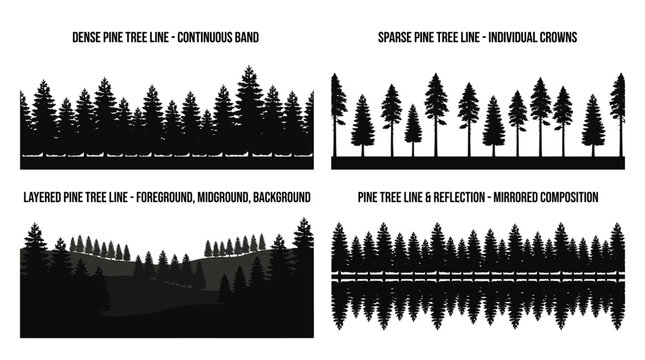 Website Tree Line Treeline Silhouette Images – Browse 40,770 Stock Photos, Vectors, and ...