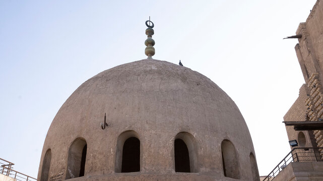 Prince Khayrbak Funerary Complex, Historic Cairo, Egypt &mdash; A Masterpiece of Late Mamluk Architecture,This unique monument was built in 1502 (908 AH) by Prince Khayrbak, a prominent Circassian Mamluk em