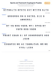 Fototapeta premium Funny Quote Cryptogram Puzzle