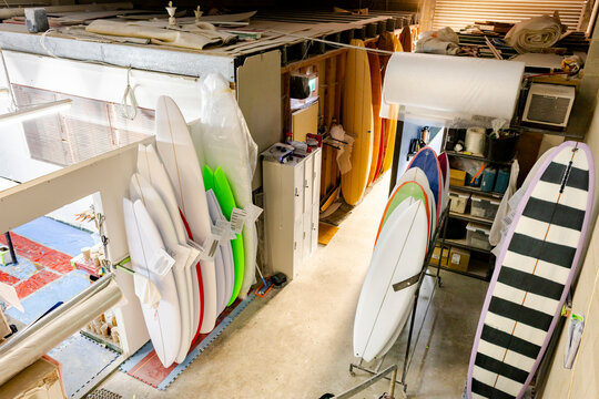 Surfboard workshop overview in Byron Bay 