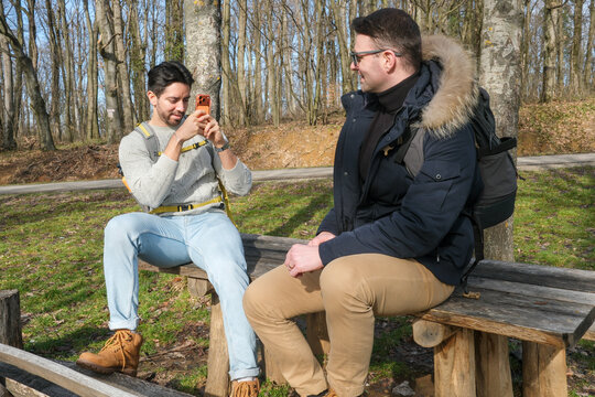 Talking During a Rest Break