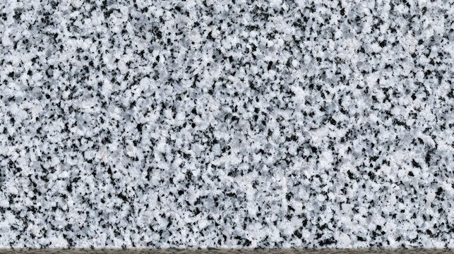 Granite surface with black and white patterns showing texture and detail for design and construction purposes