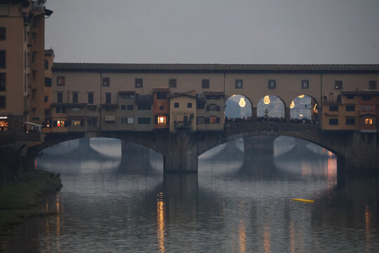 View of the ponte vecchio, Firenze 