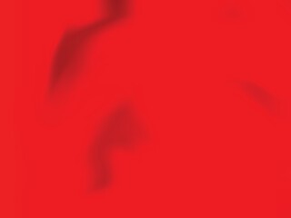 Red silhouette of a reindeer animal antlers © HM
