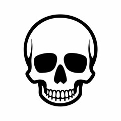 Obraz premium Stylized Skull Icon