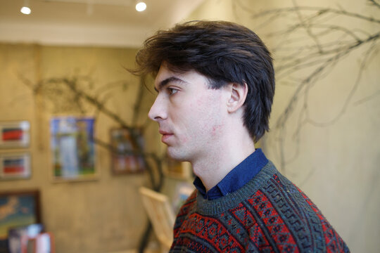 a portrait of a man