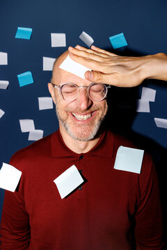 Post-it notes victim