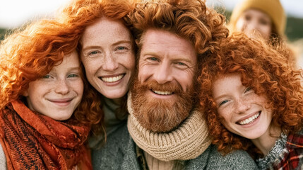 Obraz premium National Love Your Red Hair Day, National Redhead Day