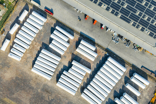 Wind turbine components storage
