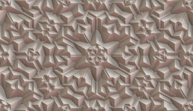 Geometric construction in a seamless pattern.