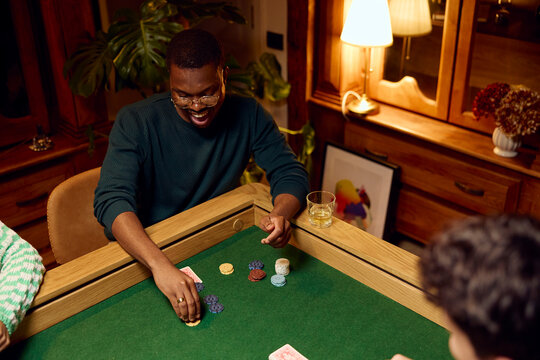 Man calls in poker